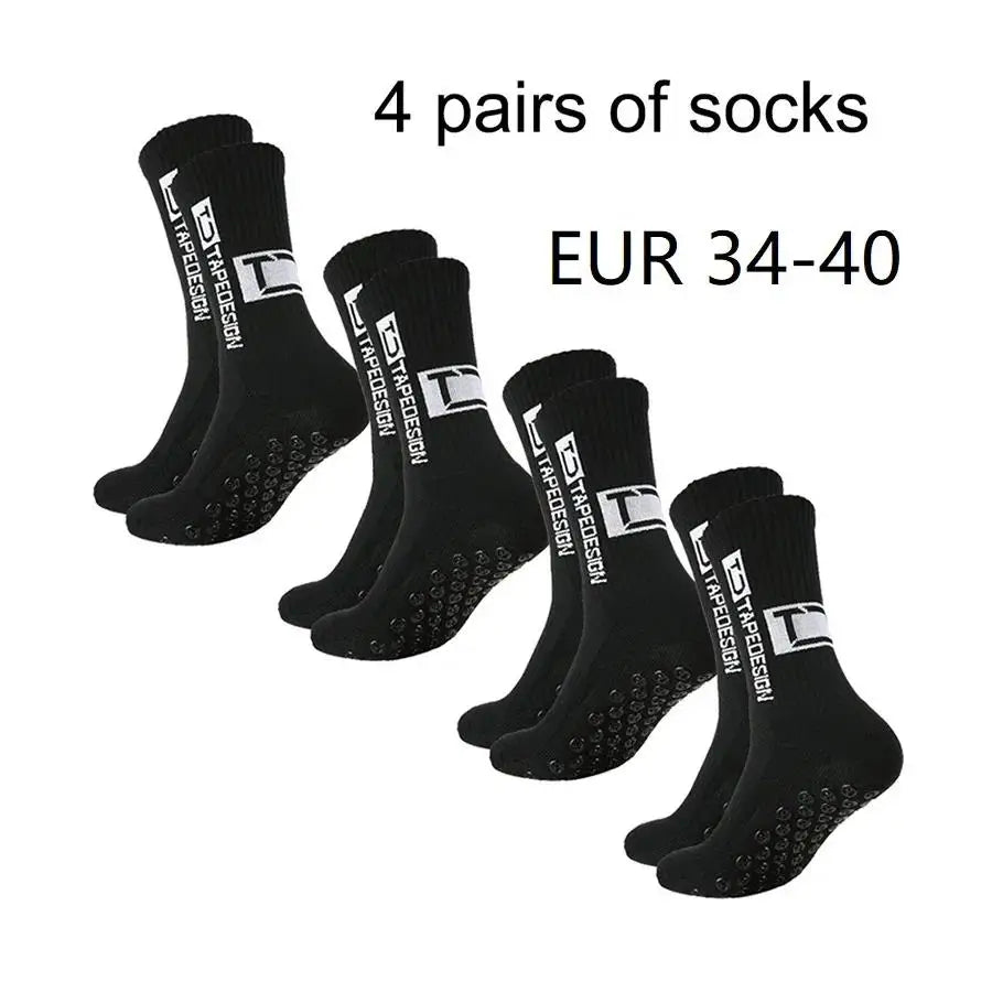 Football Socks Mid Tube Glued for Training and Competition