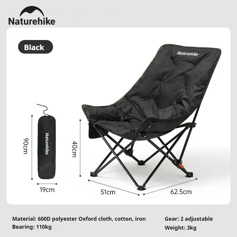 Naturehike Sea Star Recliner Moon Chair 2-Position Adjustable Folding Chair