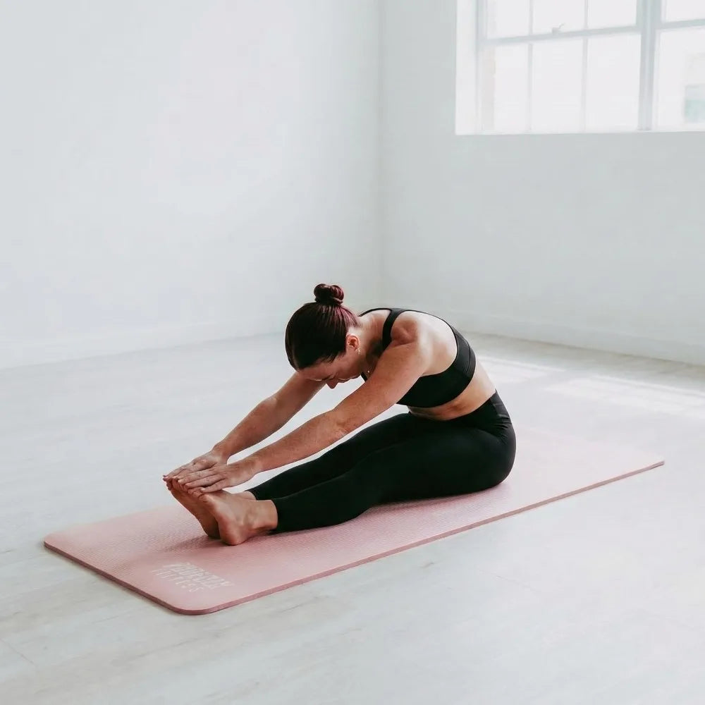 Extra Thick NBR Yoga Mat With Carry Strap Non Slip