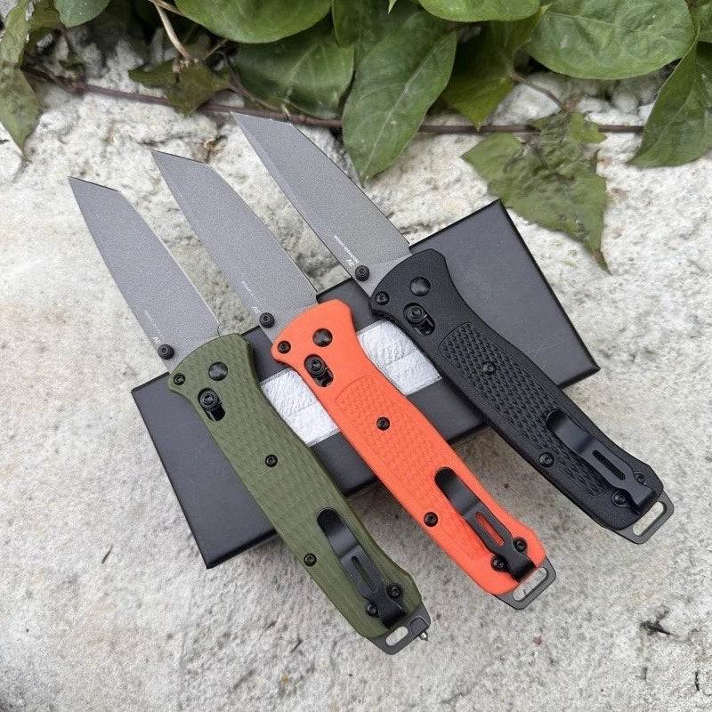 DIY Supplies BM 537 Folding Knife 440C Steel Survival Tool