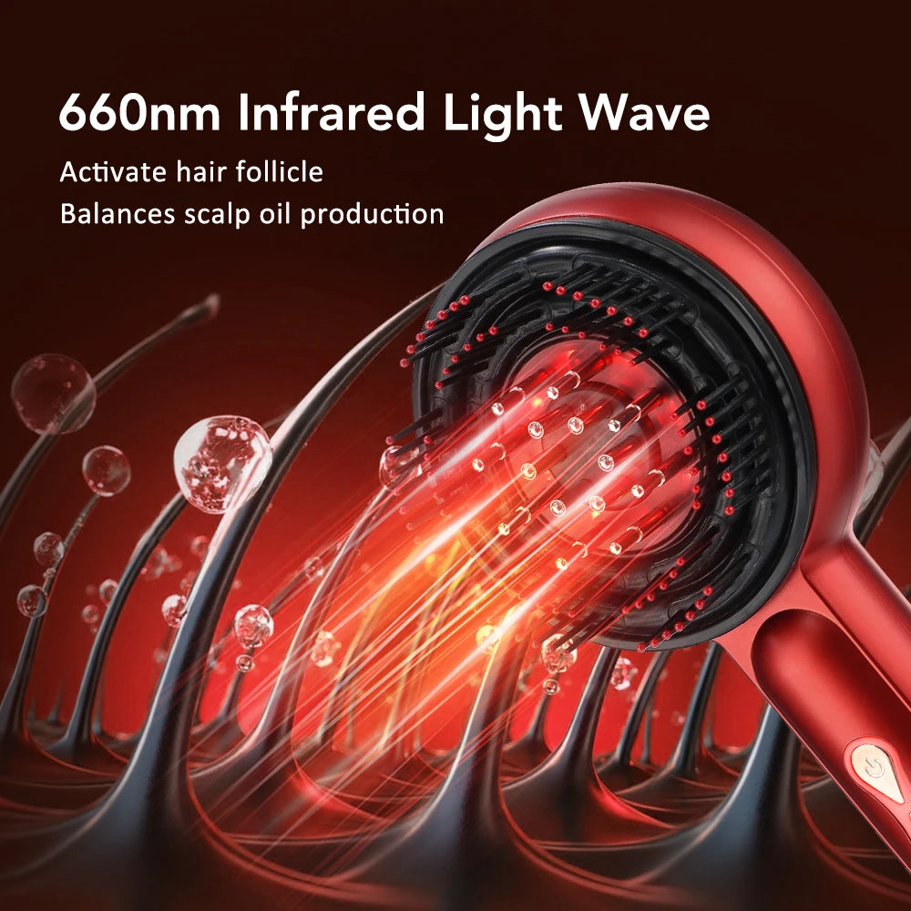 PASTSKY Electric Vibration Massage Comb With Scalp Head Massager