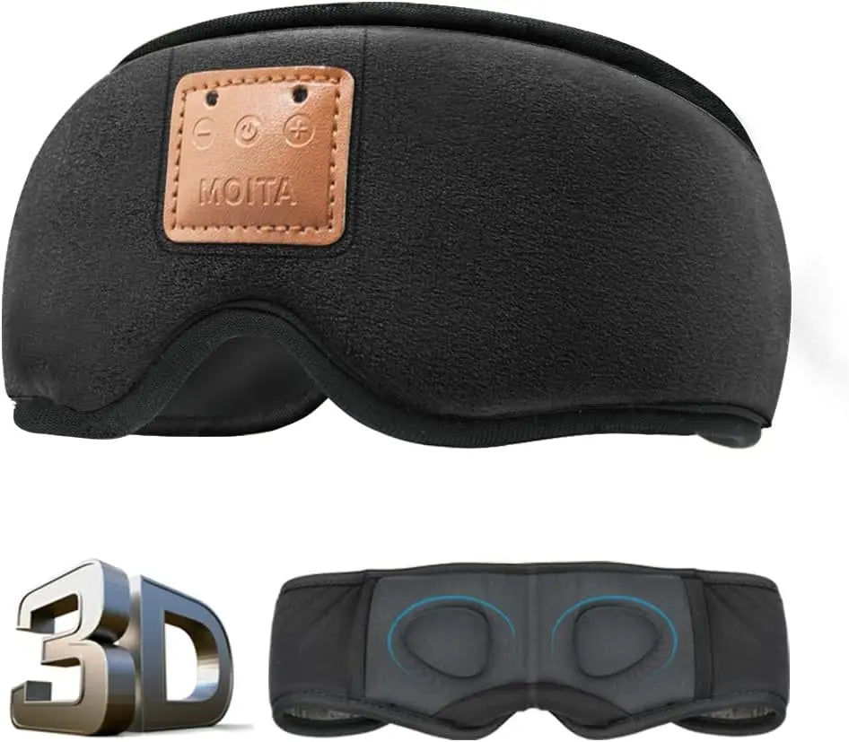 3D Sleeping Eye Mask With Built In Bluetooth Speakers