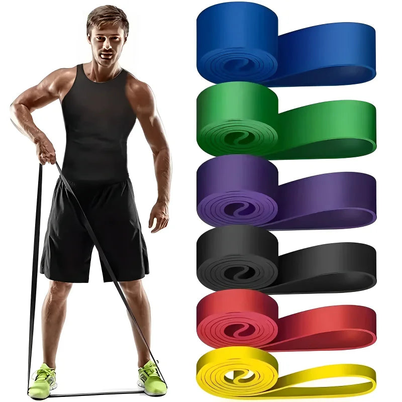 Elastic Resistance Band Set For Full Body Strength Training