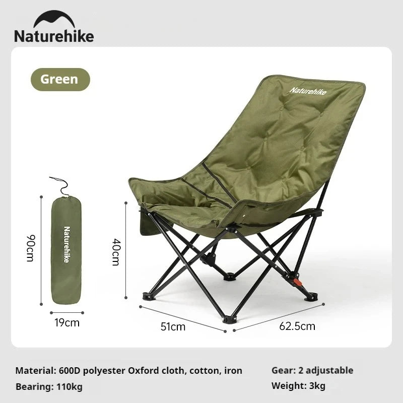 Naturehike Sea Star Recliner Moon Chair 2-Position Adjustable Folding Chair
