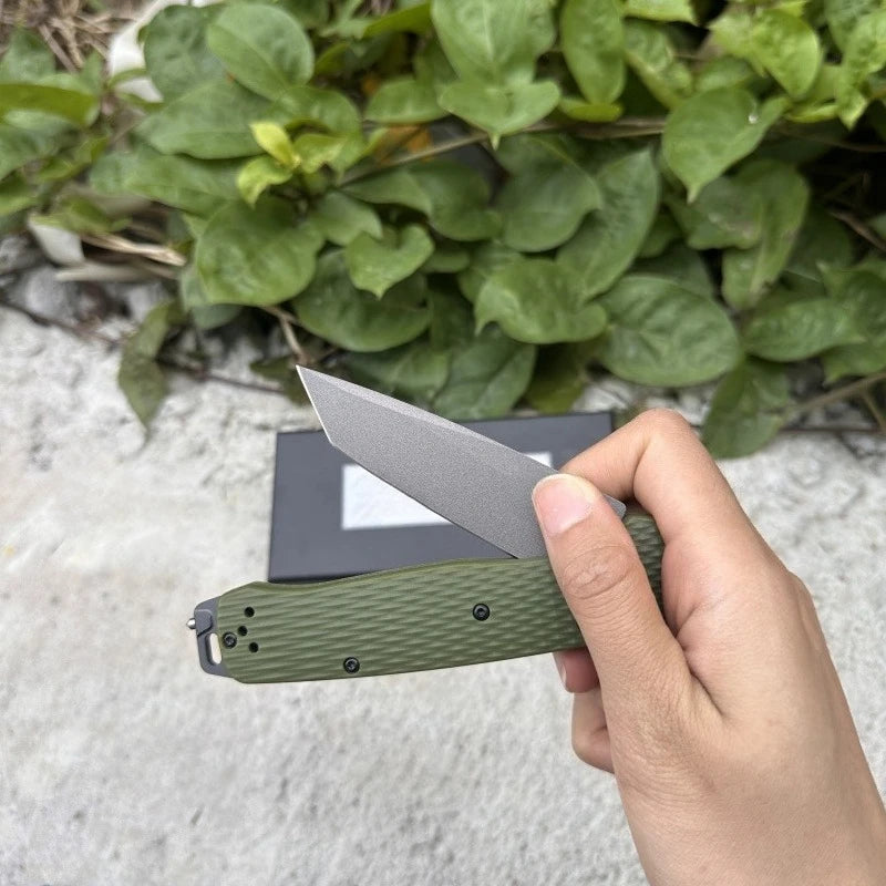 DIY Supplies BM 537 Folding Knife 440C Steel Survival Tool
