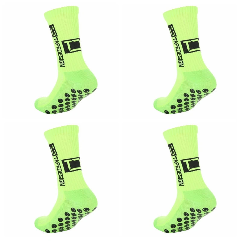 Football Socks Mid Tube Glued for Training and Competition