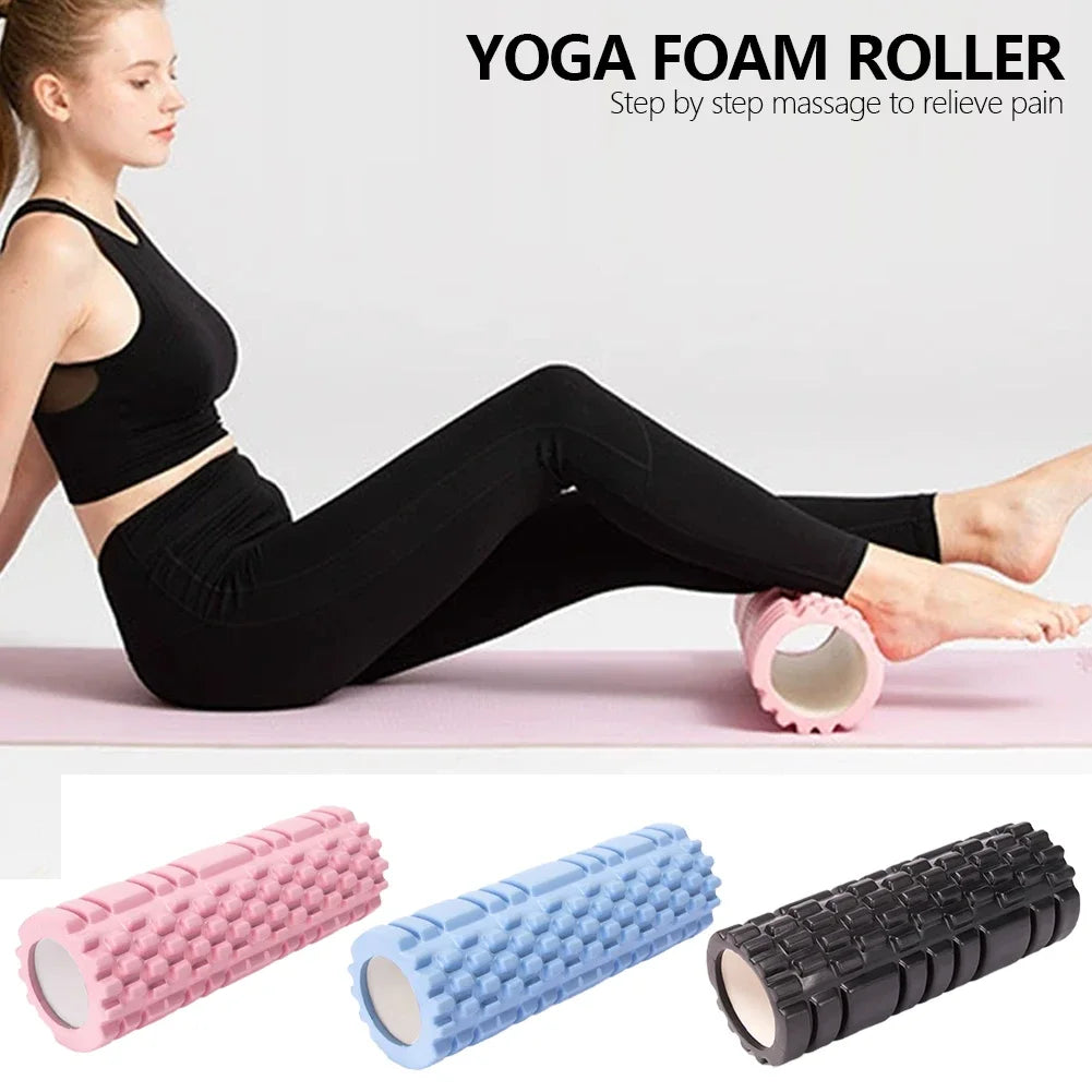 Yoga Foam Roller For Deep Tissue Muscle Massage And Recovery