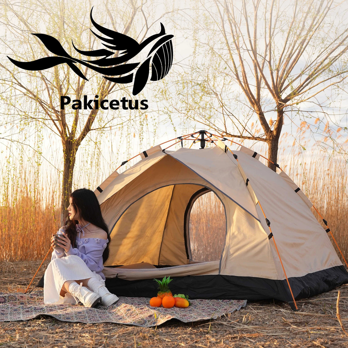Pakicetus Automatic Pop Up Camping Tent For Quick Outdoor Setup