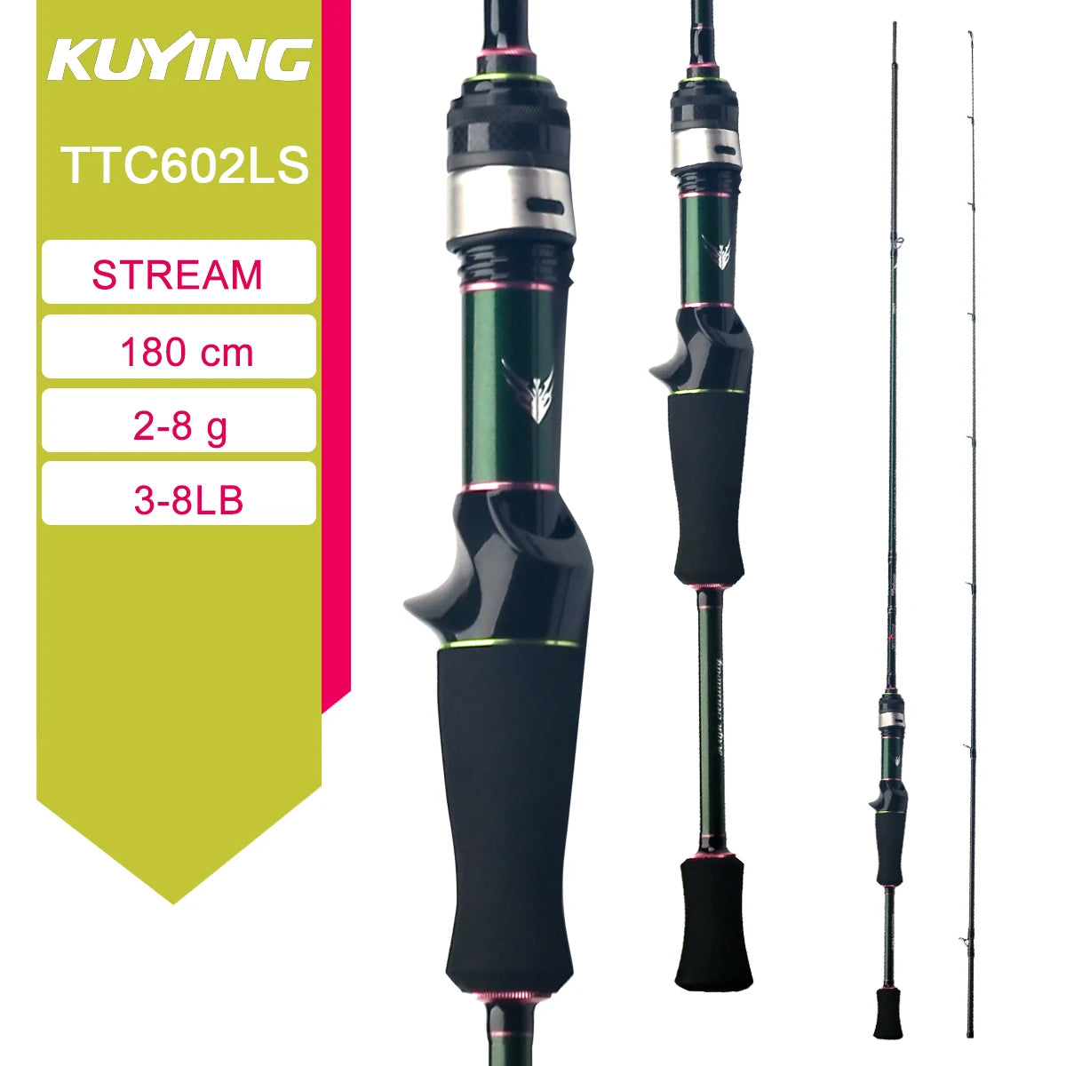 Kuying Teton River Casting Spinning Carbon Fishing Rod