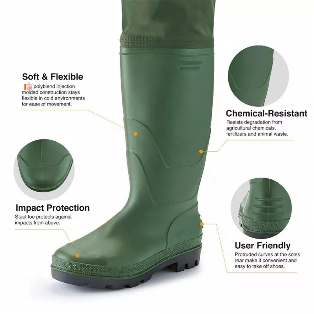 Night Cat Waterproof Chest Wader For Men Women With Boots
