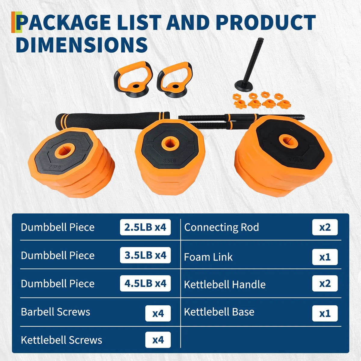 Adjustable Dumbbell Set With Multi Use Connector For Home Gym