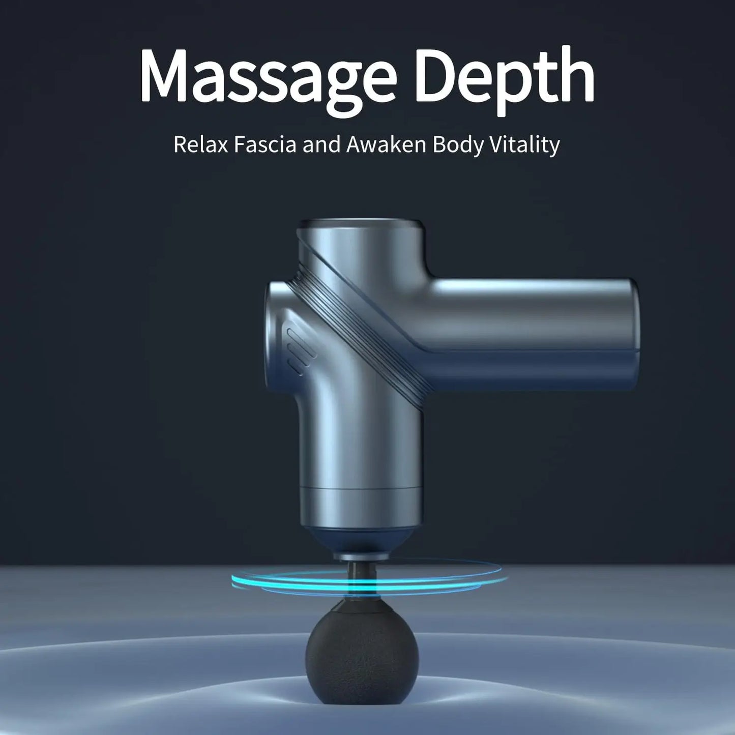 Leercon Mini Muscle Massage Gun With Four Heads Deep Tissue