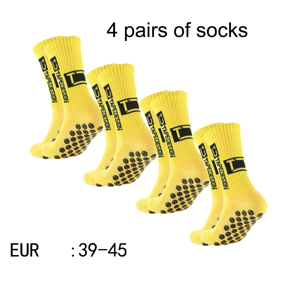 Football Socks Mid Tube Glued for Training and Competition