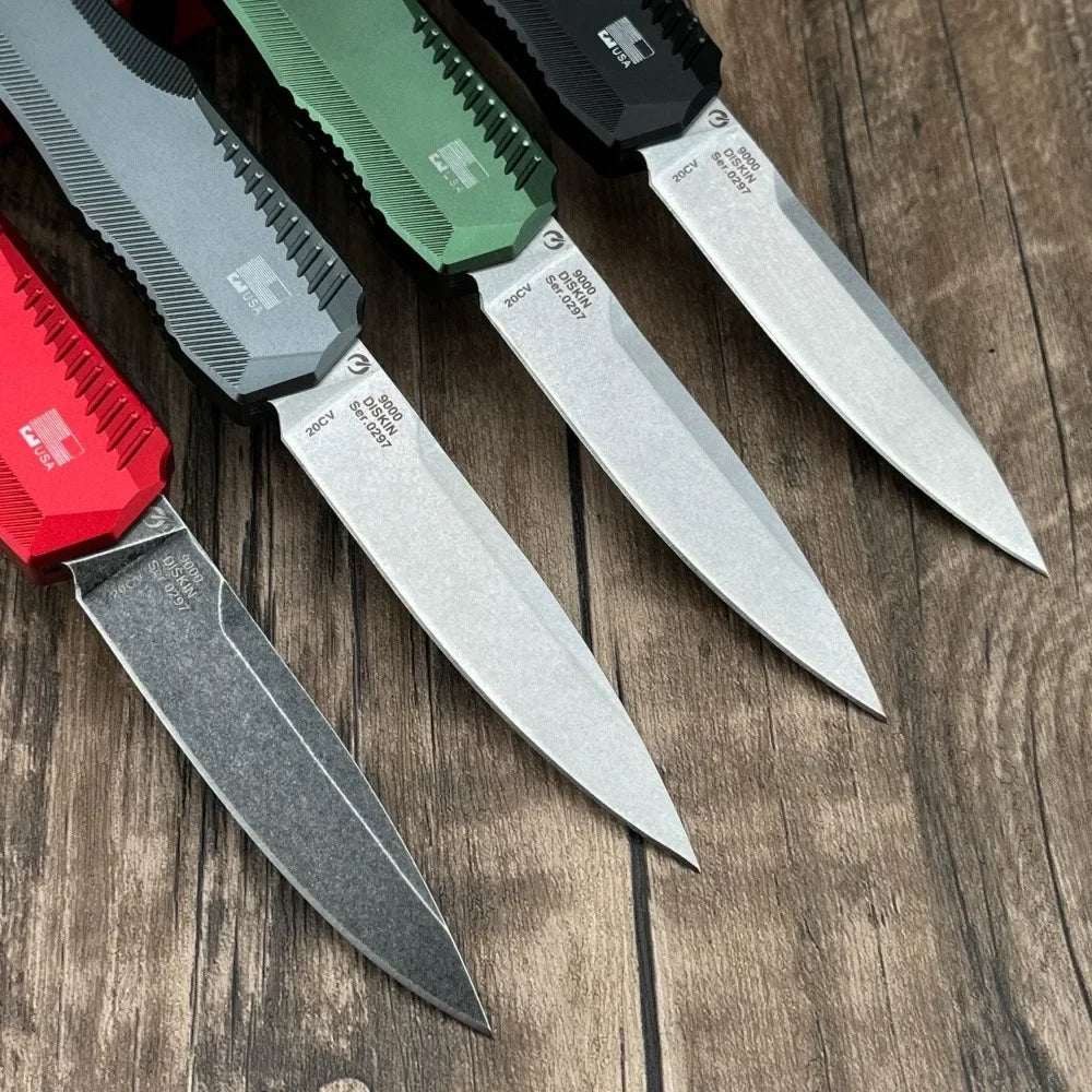 DIY Supplies Folding Knife D2 Steel Blade Aluminum Handle