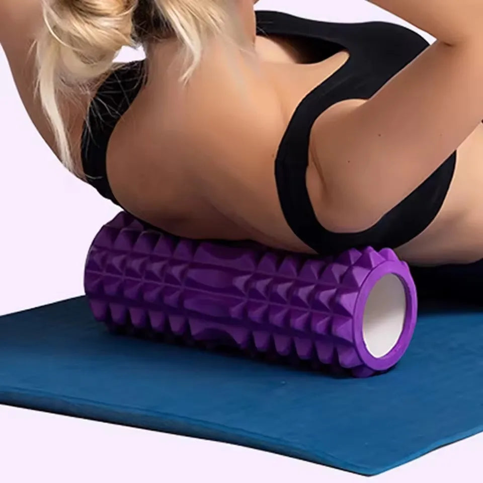 Yoga Foam Roller For Deep Tissue Muscle Massage And Recovery