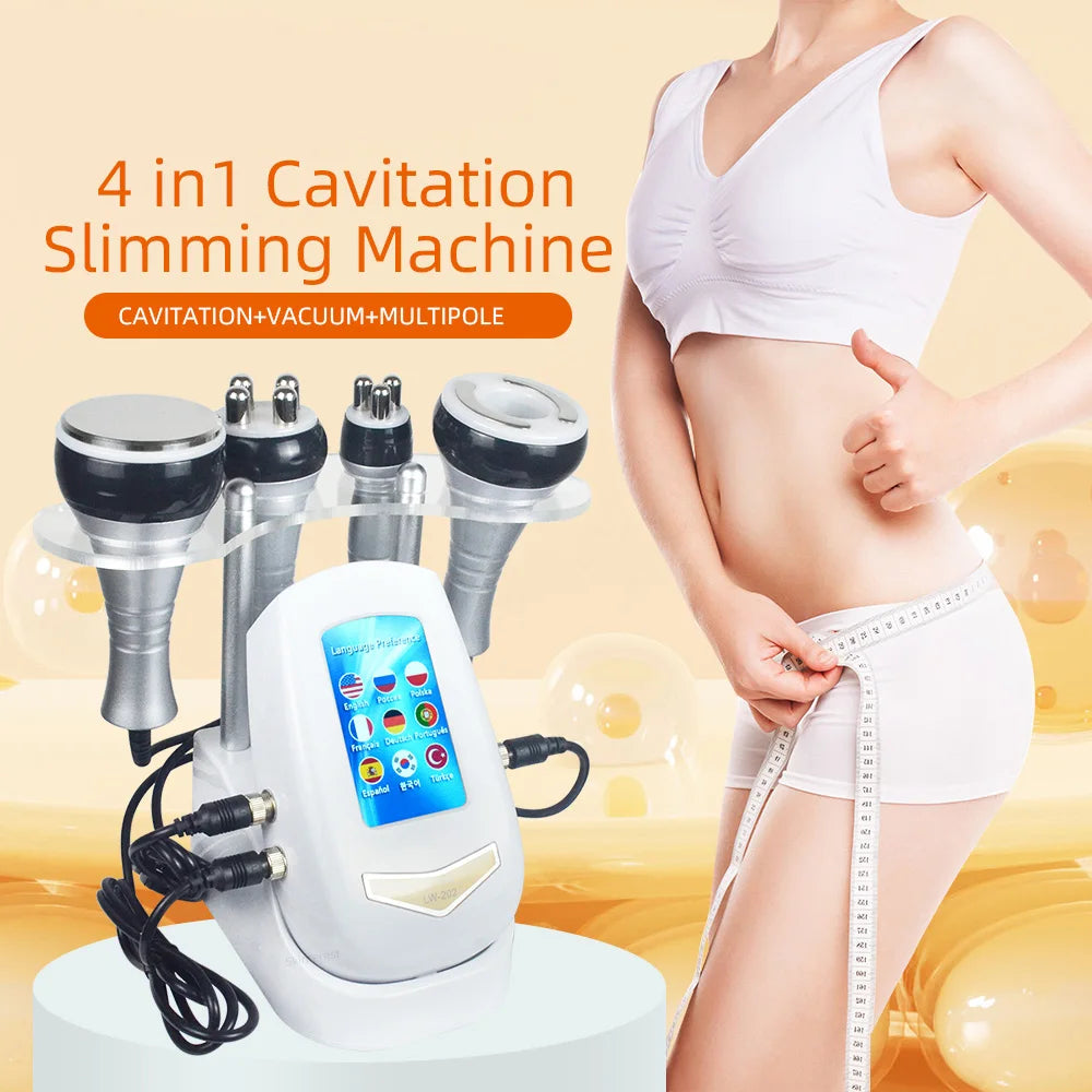 MISSHEART 4In1 Ultrasonic Cavitation Slimming Machine With Vacuum Suction