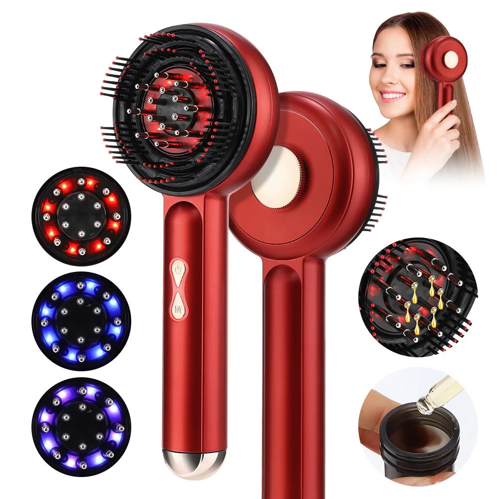 PASTSKY Electric Vibration Massage Comb With Scalp Head Massager