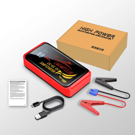 600A Car Jump Starter Portable 12V Auto Petrol Diesel Starting Device Cables Portable PowerBank Car BatteryChargerBooster