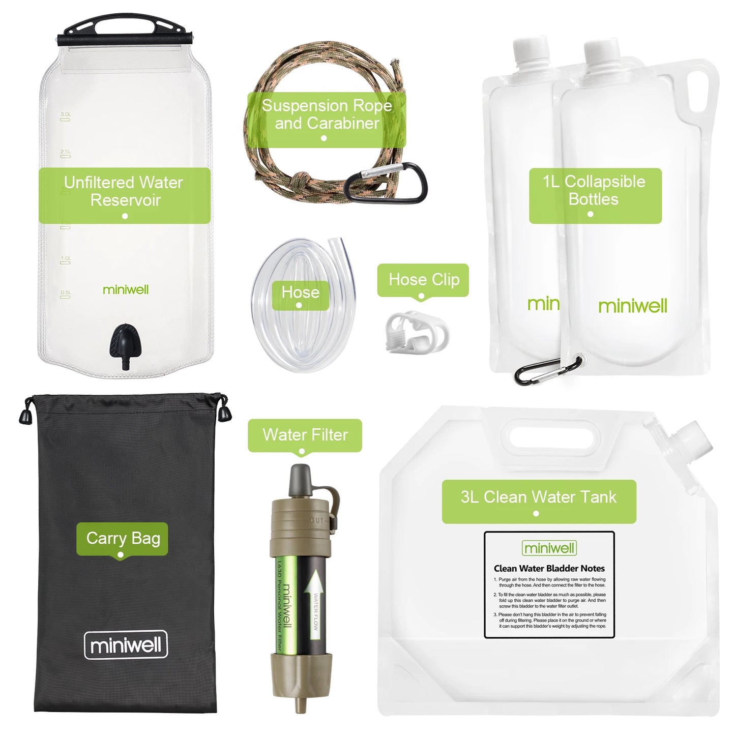 miniwell new model outdoor water filter L630A