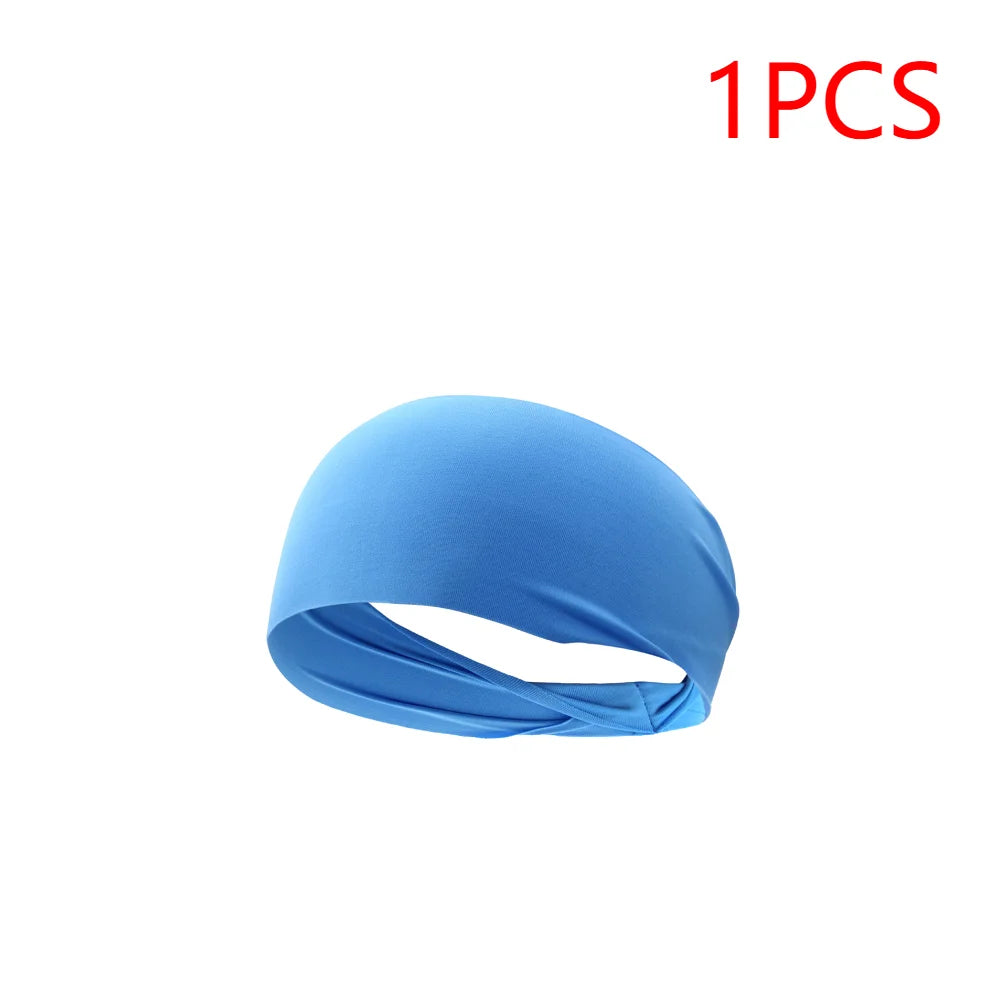 APWIKOGER Sports Headband Sweat Absorbent Elastic Running Band