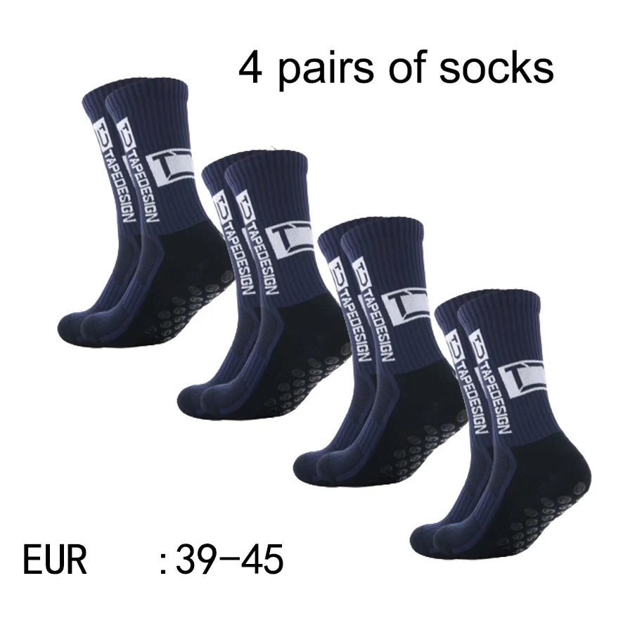 Football Socks Mid Tube Glued for Training and Competition