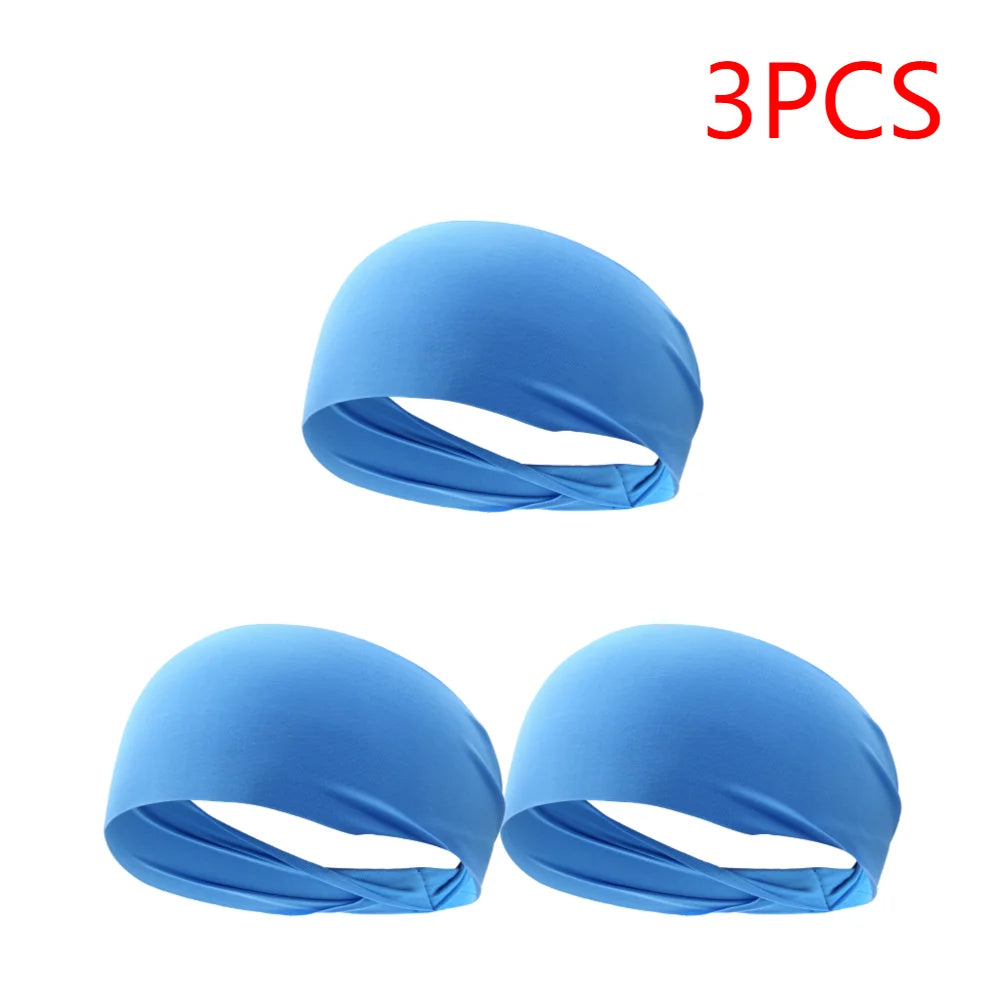 APWIKOGER Sports Headband Sweat Absorbent Elastic Running Band