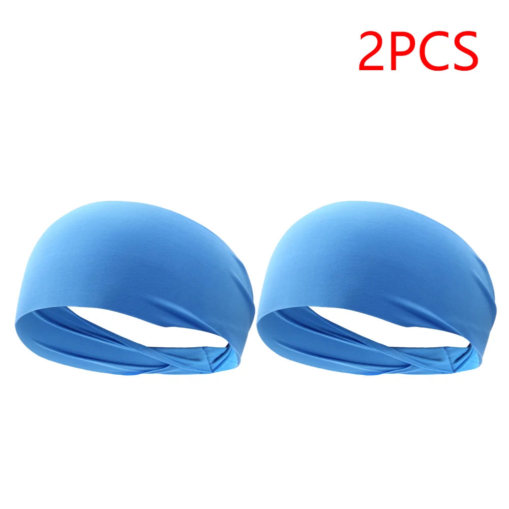 APWIKOGER Sports Headband Sweat Absorbent Elastic Running Band