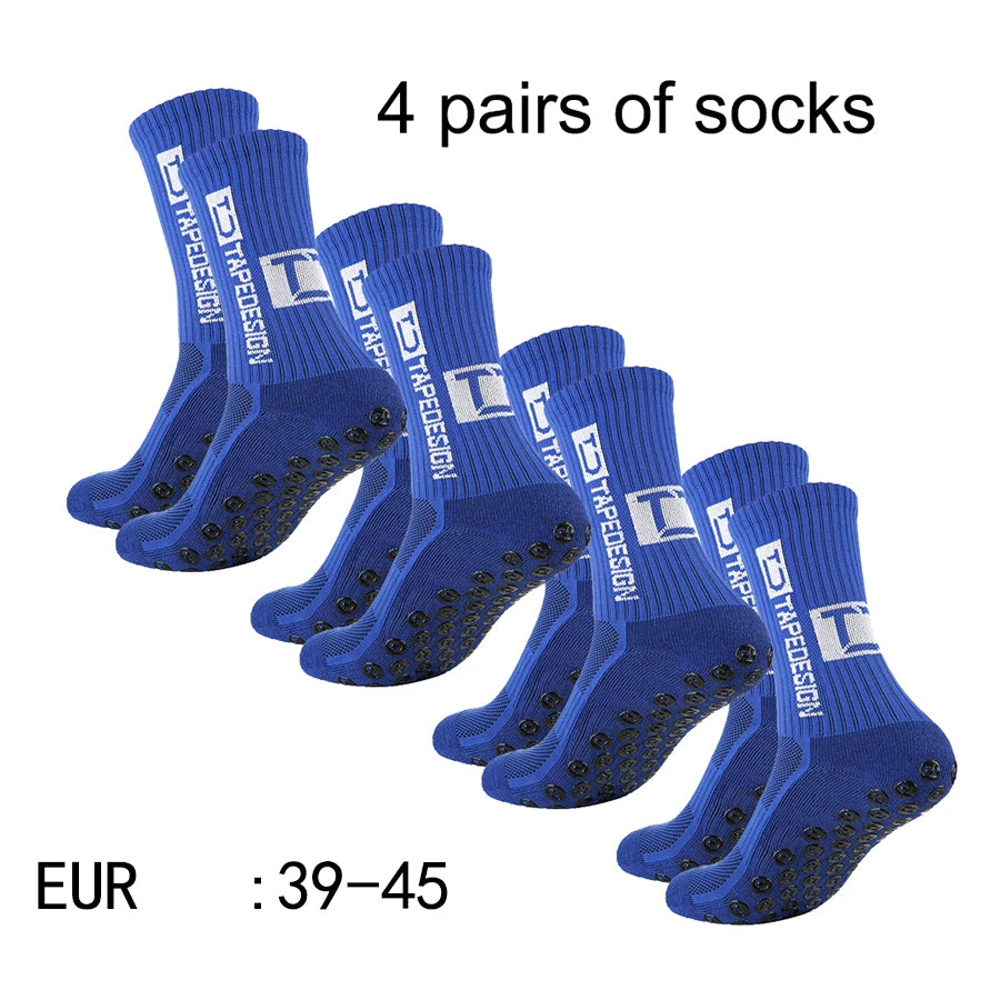 Football Socks Mid Tube Glued for Training and Competition