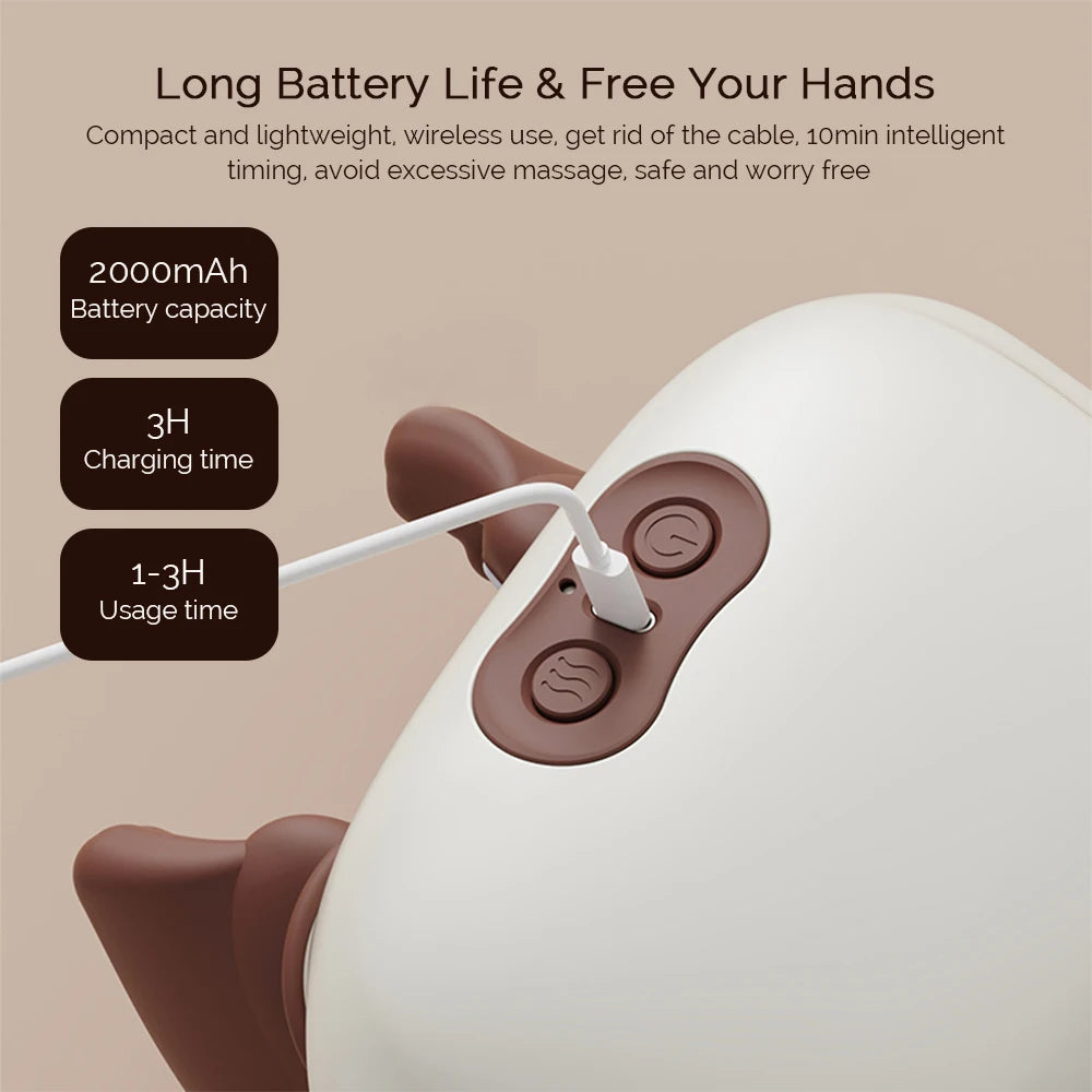 Iebilif Neck Shoulder Massager Shiatsu Kneading Shawl Therapy