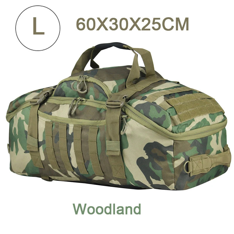 LQARMY Outdoor MOLLE Tactical Backpack For Hiking Travel
