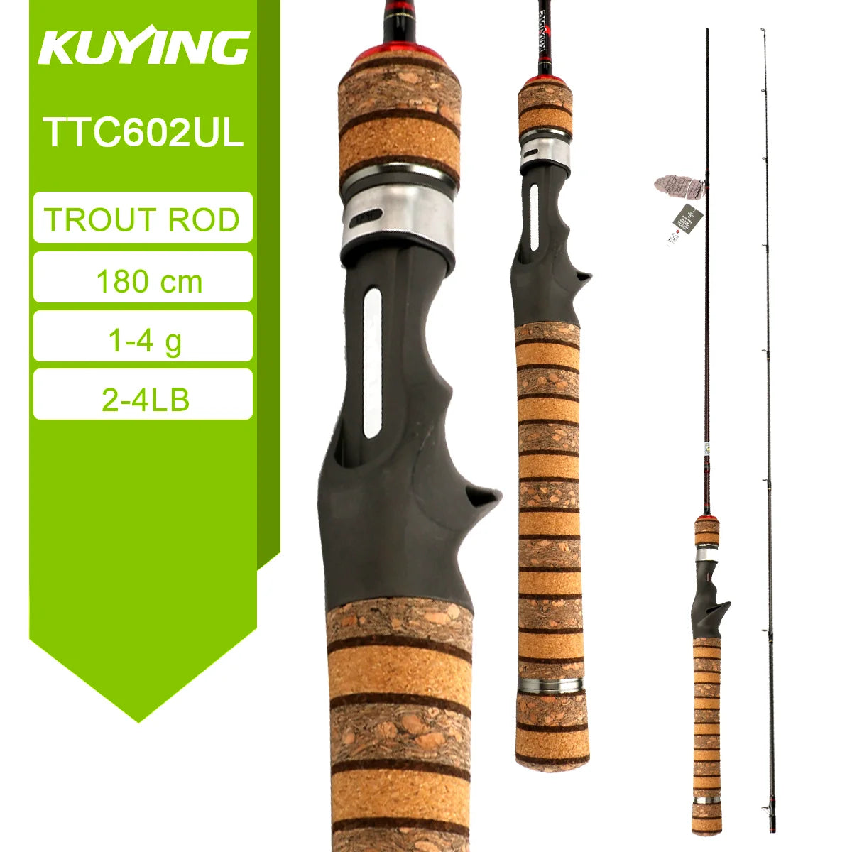Kuying Teton River Casting Spinning Carbon Fishing Rod