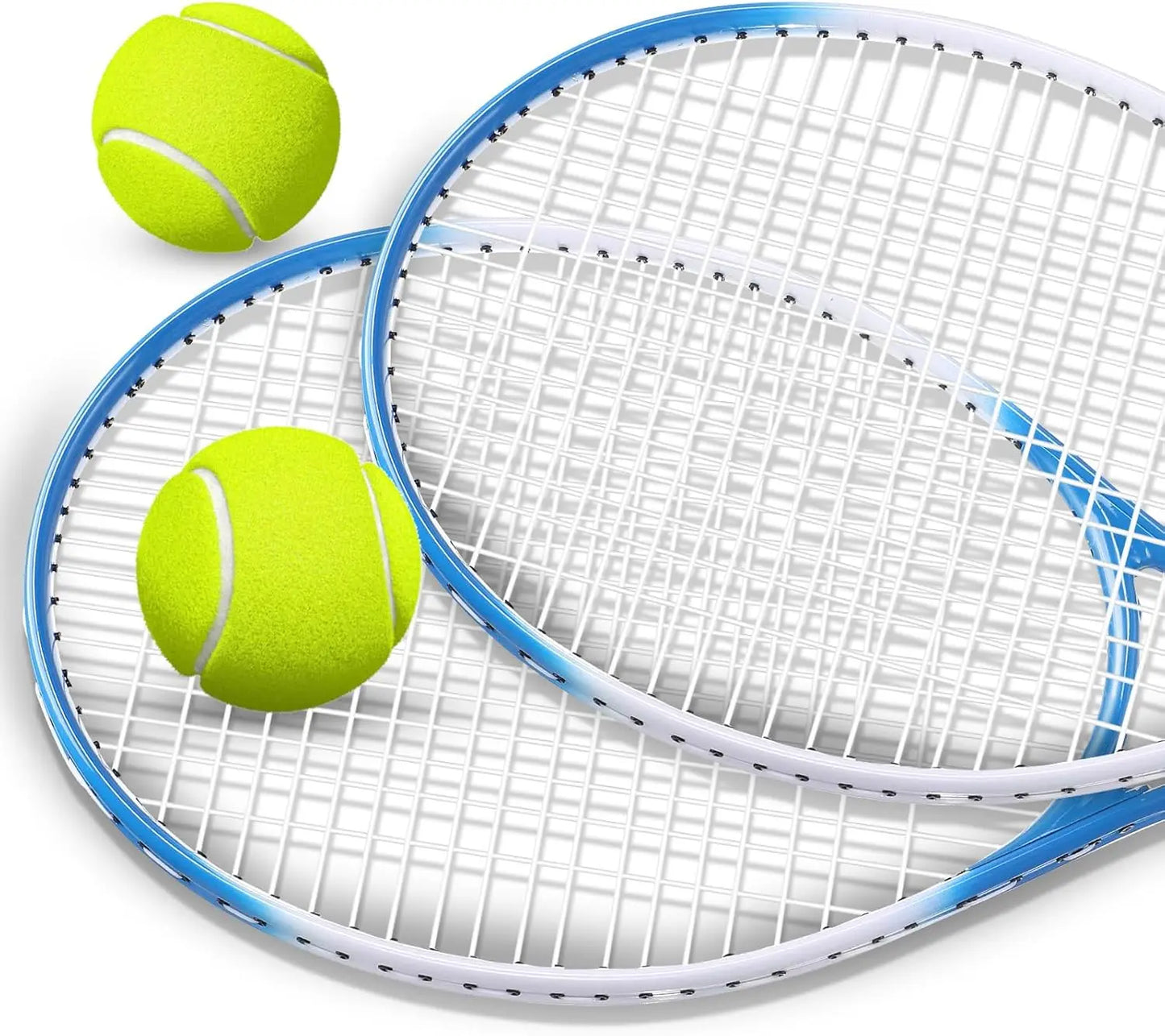 YTYIN 4 Pack Recreational Tennis Rackets For Adults Pre Strung