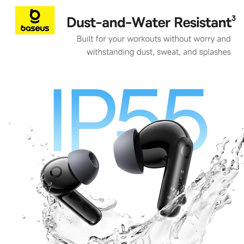 Baseus Bass Bp1 Pro Active Noise Cancelling Wireless Earbuds Ldac