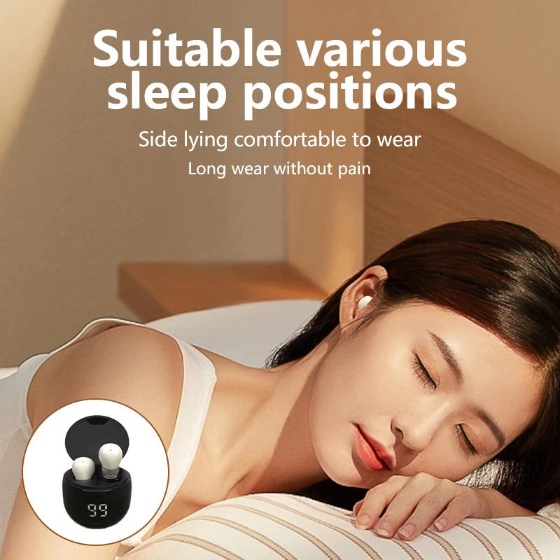 SHUKE Noise Reduction Sleep Headphones Wireless Bluetooth Earphones With Mic