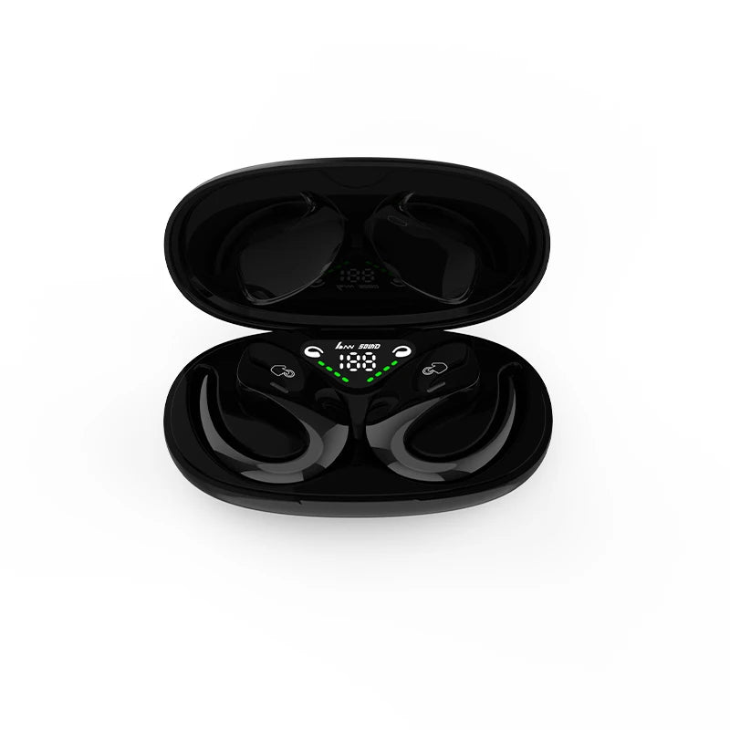 SHUKE Bone Conduction Bluetooth Headset IPX5 Waterproof Earbuds With Mic