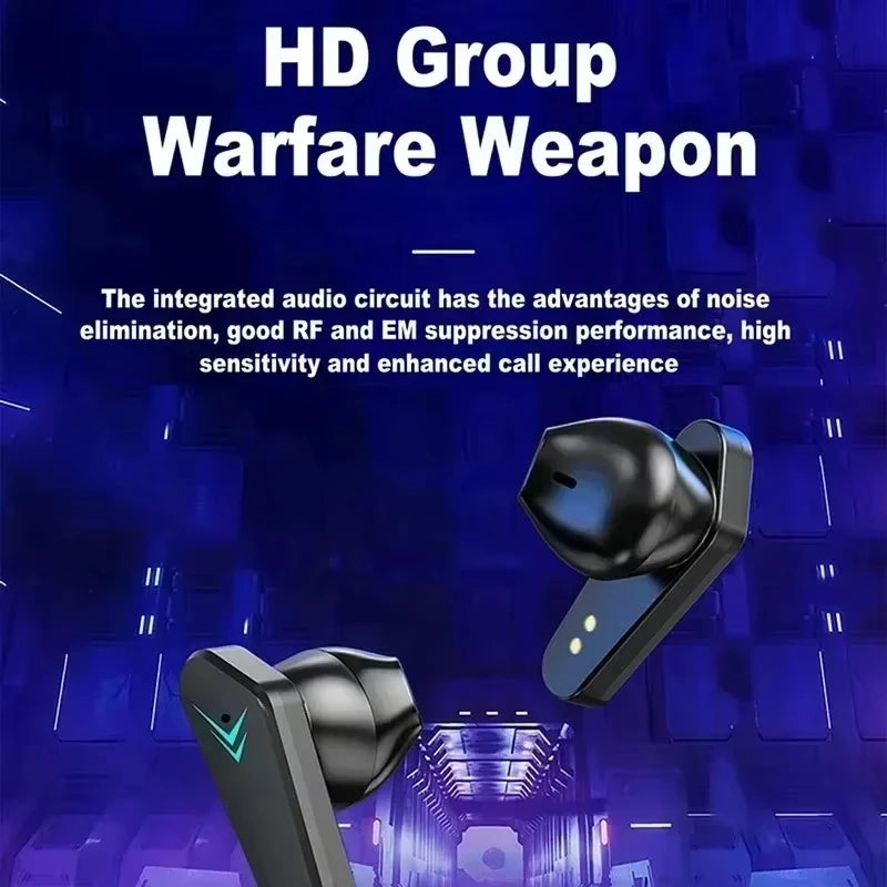 Wireless Bluetooth Earphones With Led Display And Secure Earhooks