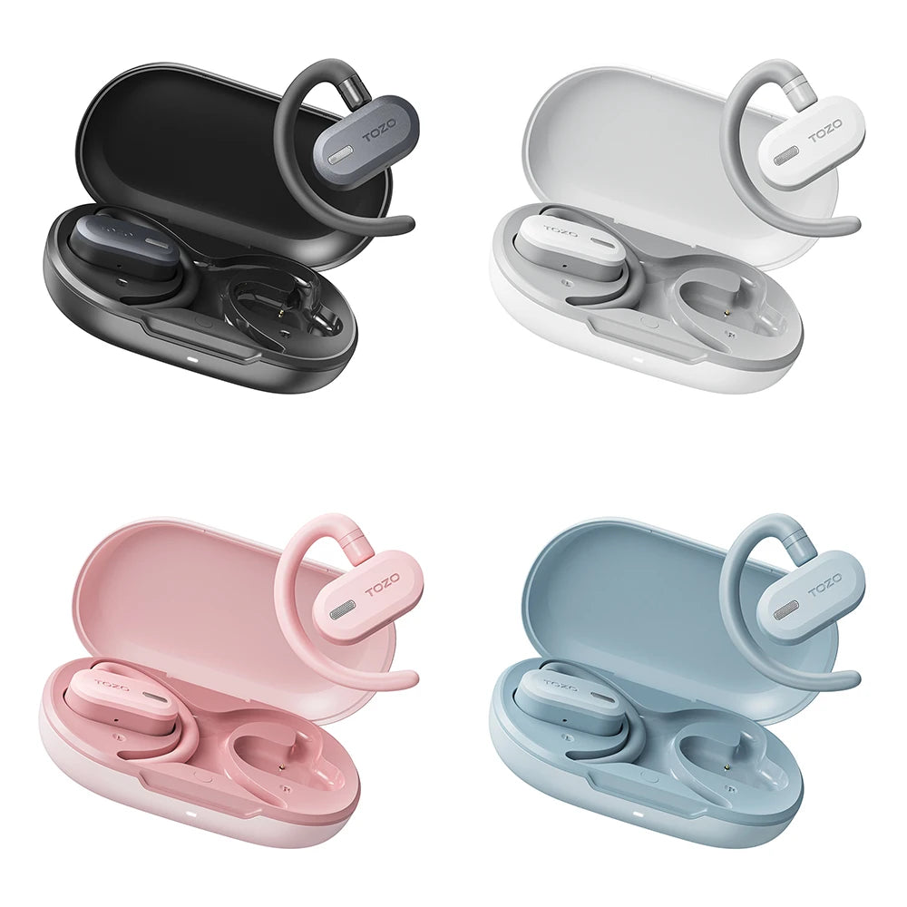 TOZO Refurbished Open Ear Hooks Bluetooth Earphones 5.3