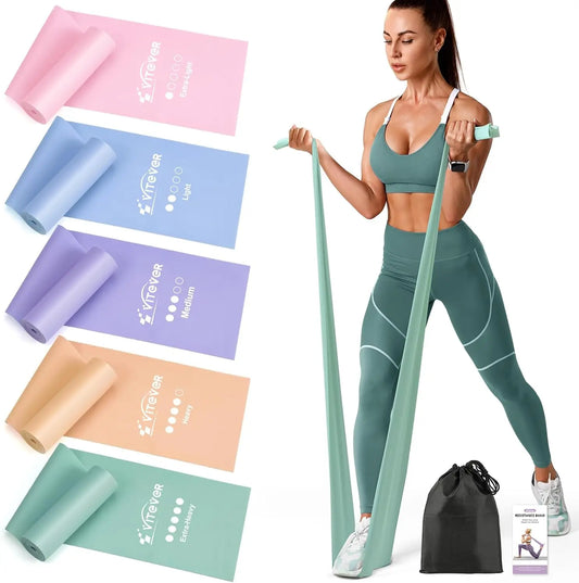 5-Level Resistance Bands Set for Exercise and Therapy