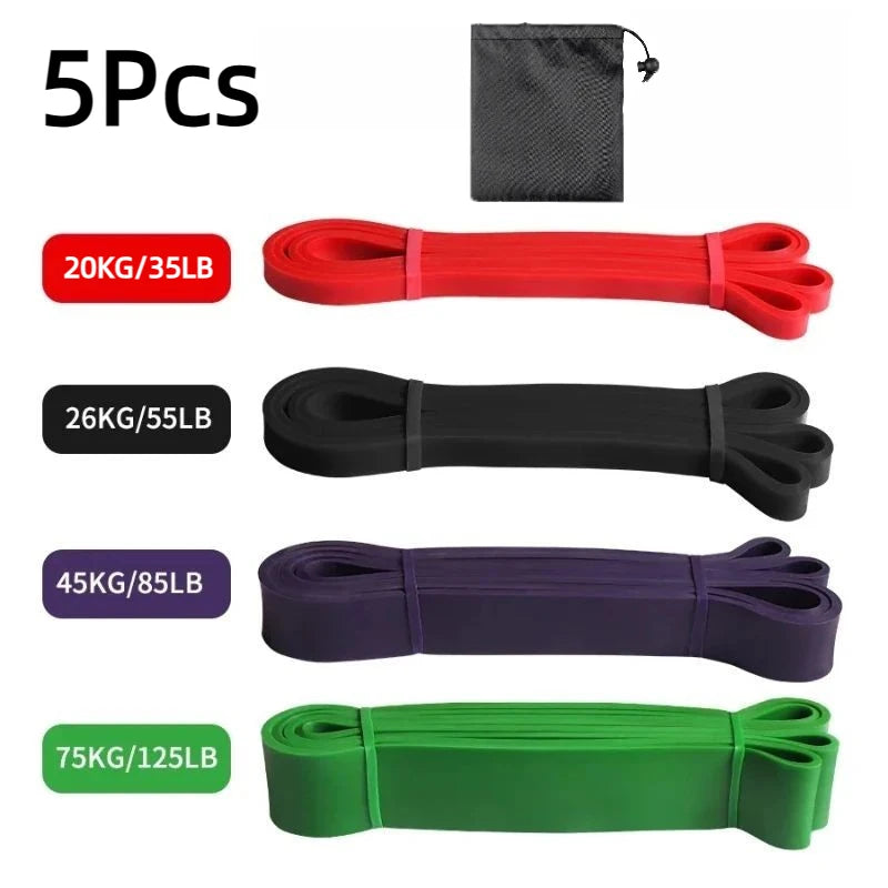 Elastic Resistance Band Set For Full Body Strength Training