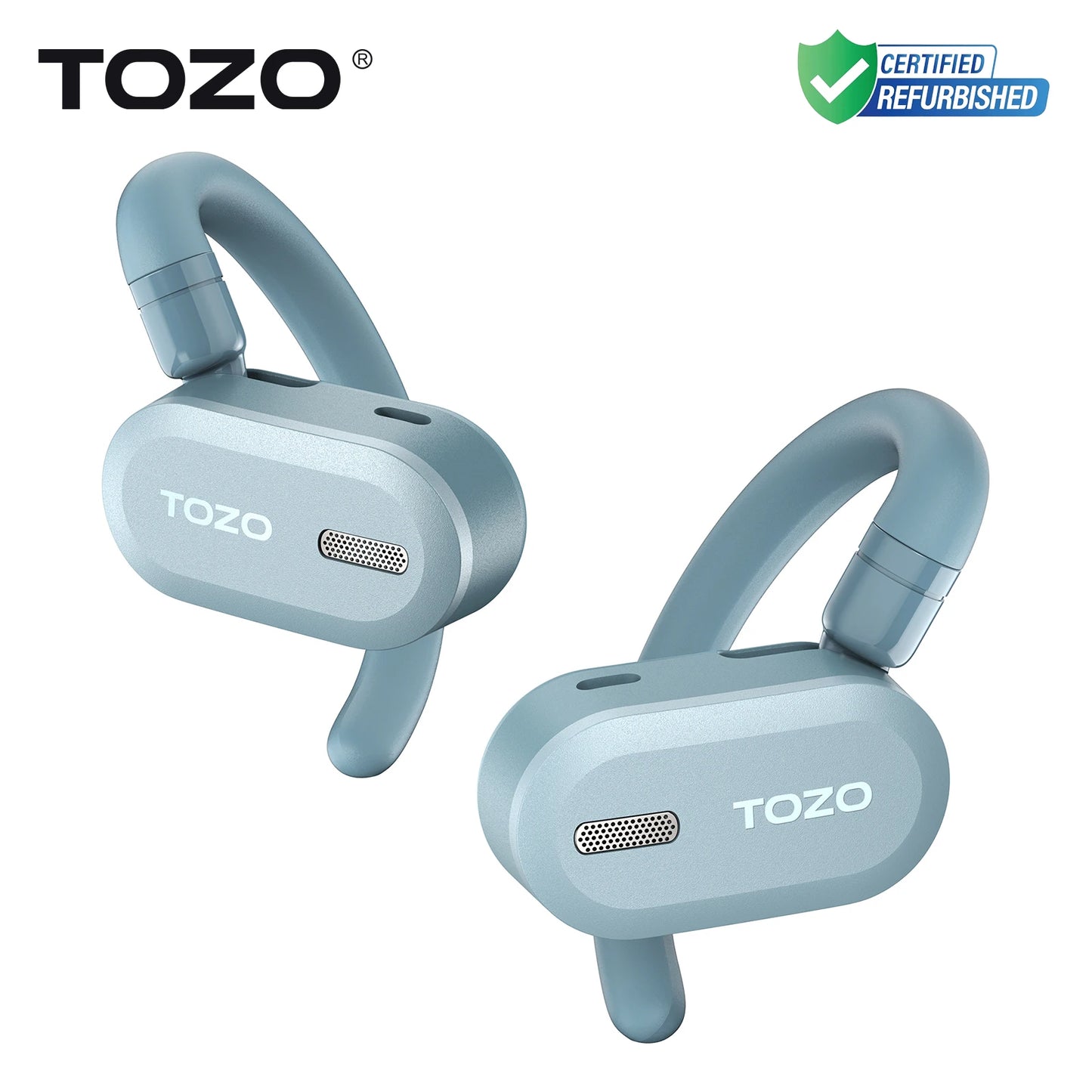 TOZO Refurbished Open Ear Hooks Bluetooth Earphones 5.3